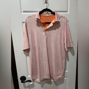 Walter Hagen Men's Orange Polo Shirt| Golf|